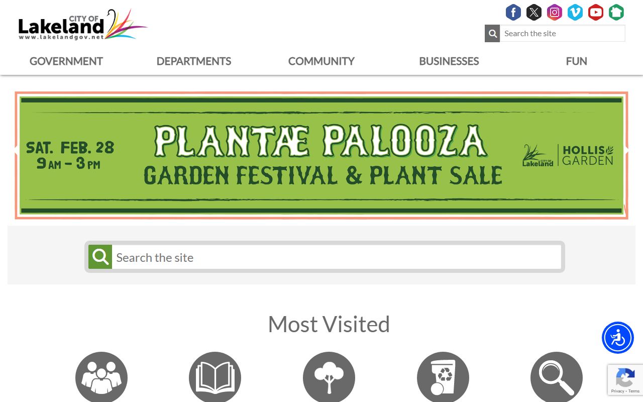 Lakeland city government website for bankruptcy records information