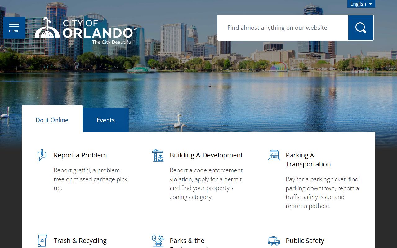 Orlando city government website for bankruptcy records resources
