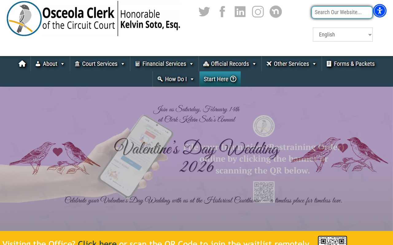 Osceola County Clerk of Court website for bankruptcy records search