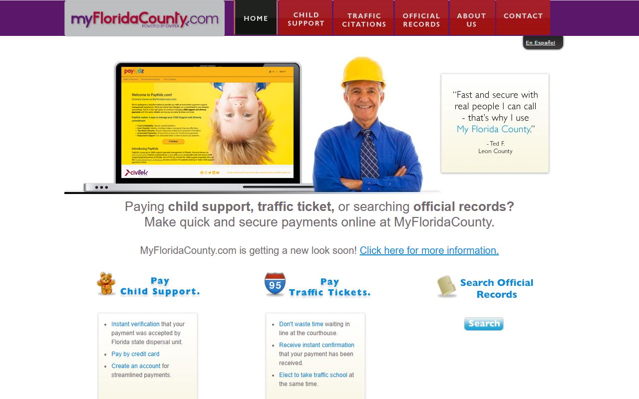 Putnam County Clerk of Court website for Putnam County bankruptcy records
