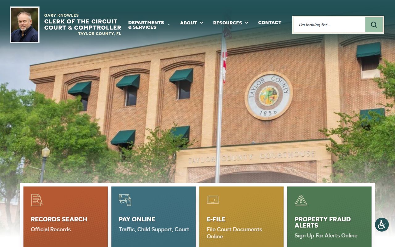 Taylor County Clerk of Court website for bankruptcy records